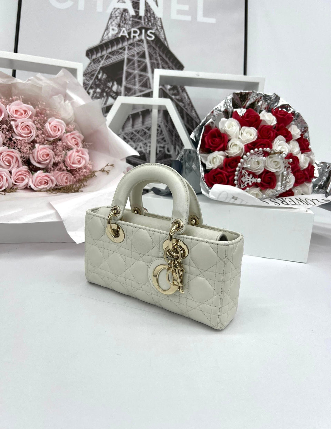 CHRISTIAN DIOR Small Lady D-Joy Bag - Reeluxs 