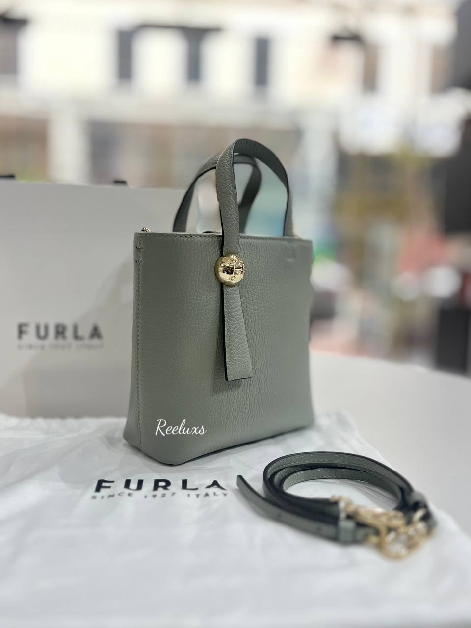 FURLA Sfera Leather Hand Bag