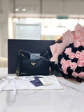 PRADA Re-edtion 2005 Nylon And Saffiano Leather Mini Shoulder Bag