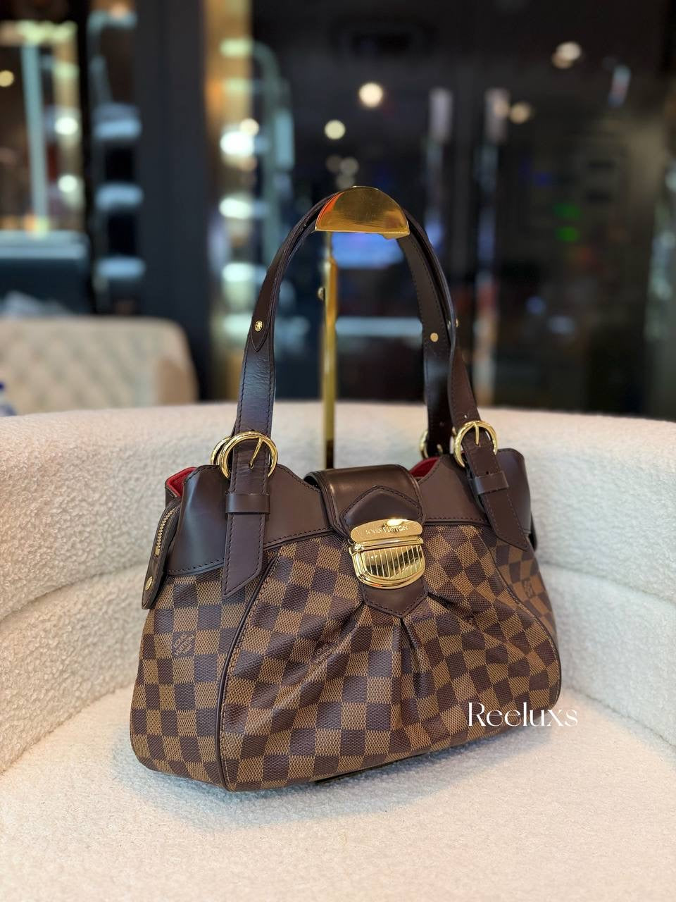 Louis Vuitton Sistina PM shoulder bag in Damier Ebene Canvas