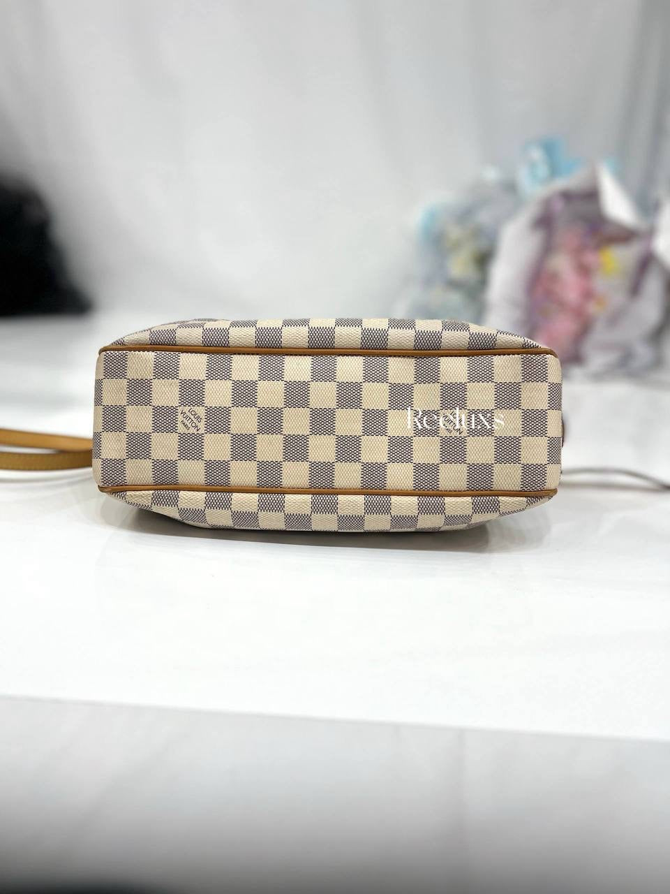 LOUIS VUITTON LV Damier Azur Siracusa PM Shoulder Bag