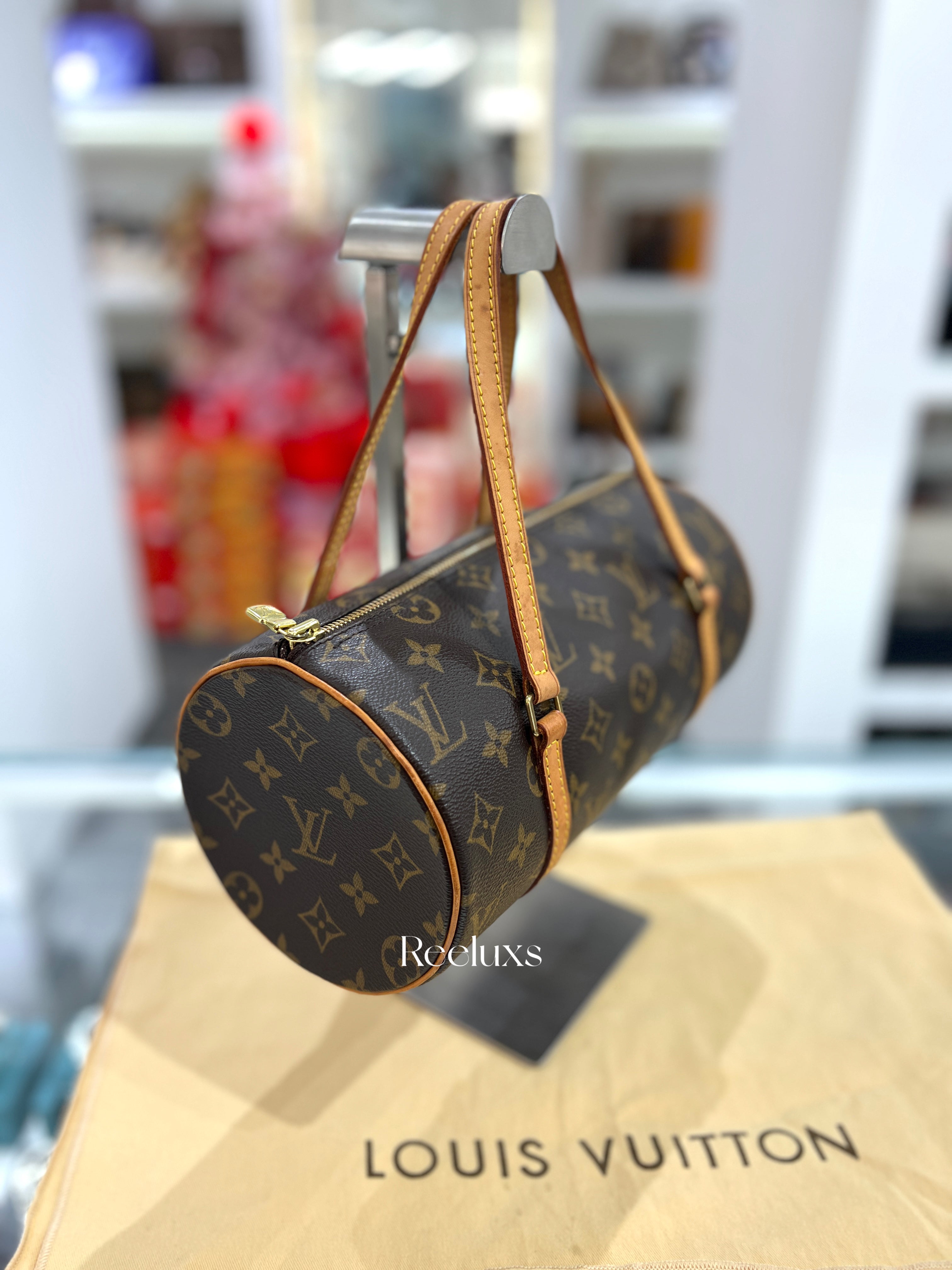 LOUIS VUITTON Papillon Monogram Handbag