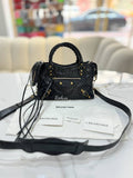 BALENCIAGA Classic City Perforated Mini Satchel Bag