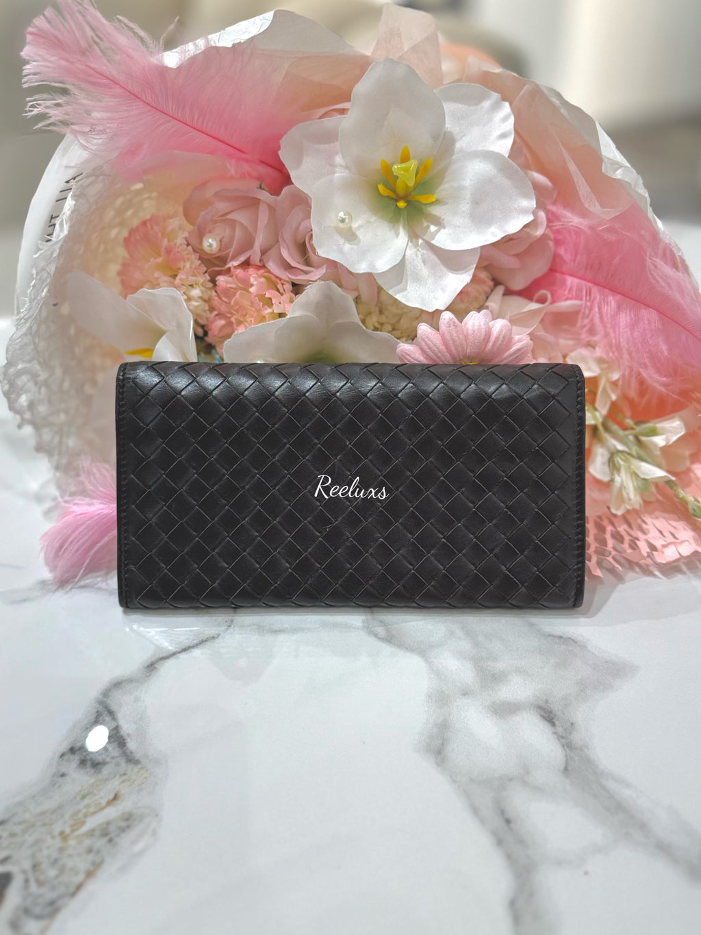 BOTTEGA VENETA Intrecciato Leather Flap Wallet