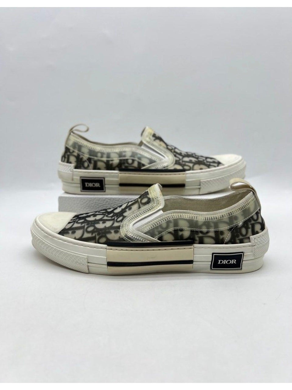 Dior Sneaker B23 Slip-on in White for Men Size 43 - Reeluxs 