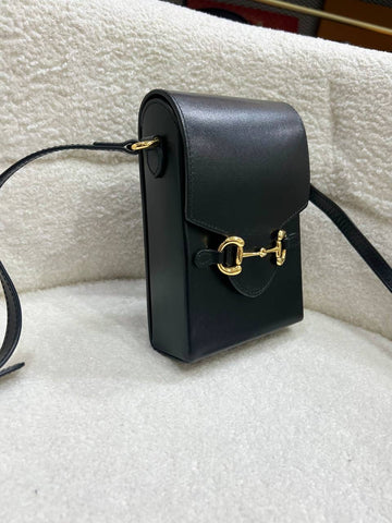 FULL SET GUCCI Mini Horsebit 1955 Crossbody Sling Bag