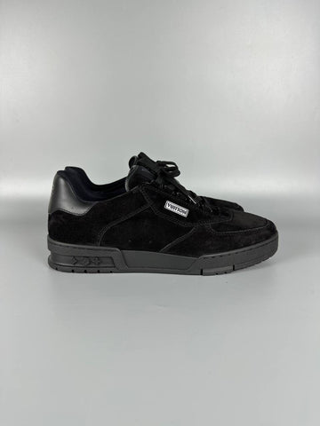 LOUIS VUITTON  Lv Trainer Black Suede Sneakers Men’s Shoes