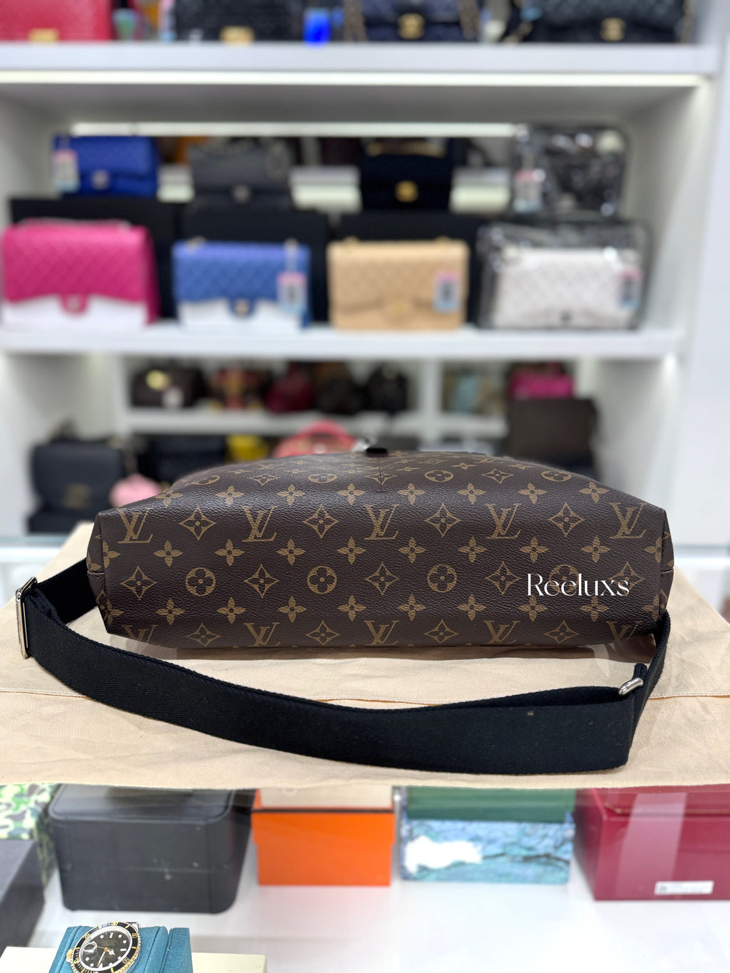 LOUIS VUITTON LV 7 Days A Week Monogram Macassar Shoulder Bag
