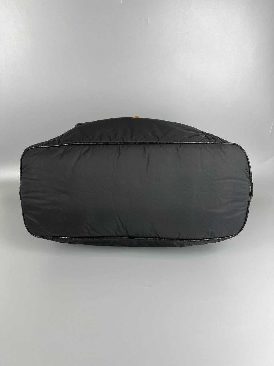 TODS Nylon Hobo - Black Hobo Handbag Tote Bag