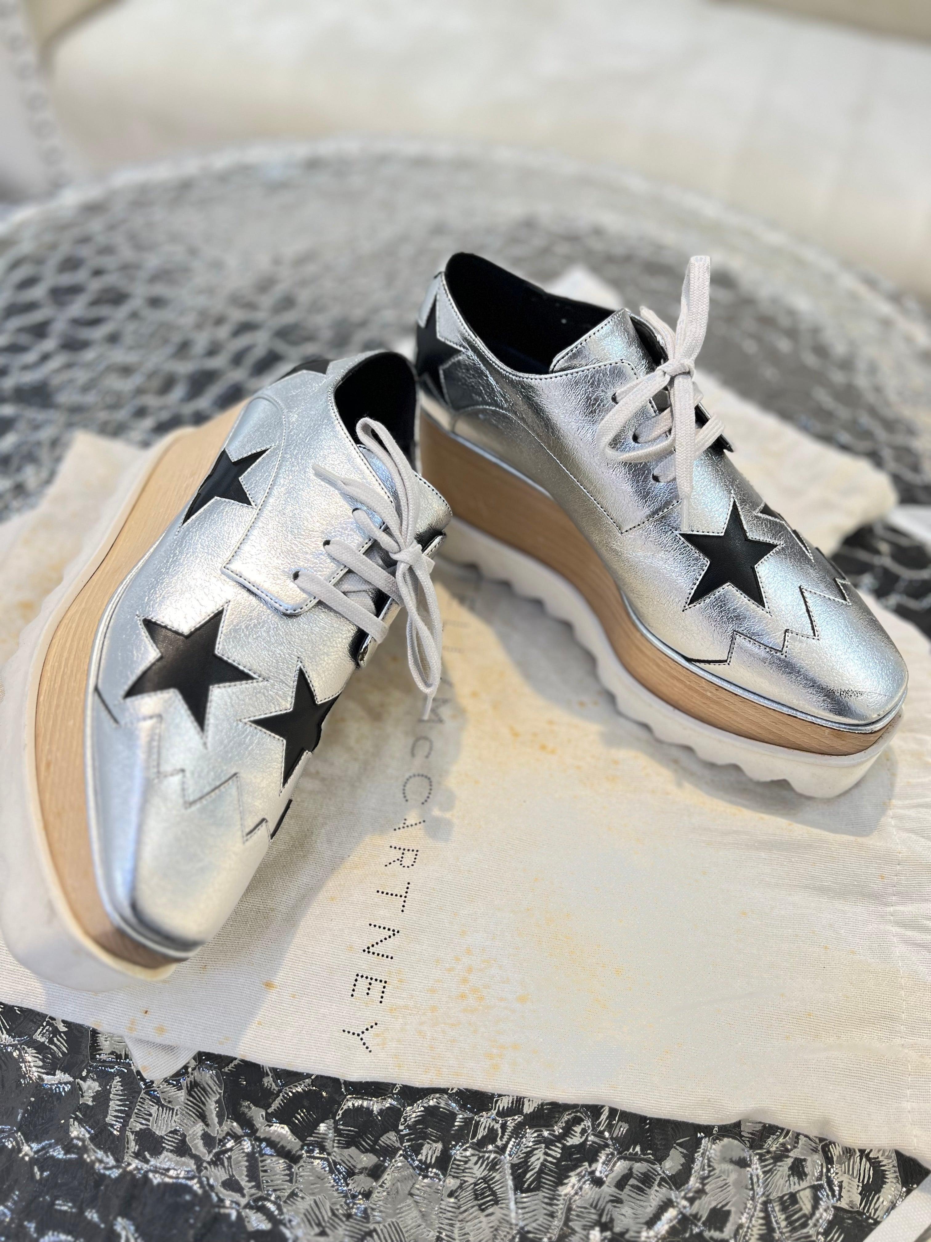 Stella Mccartney Elyse Star Platform Sneaker Women s Shoe Size 36 1 2 Reeluxs