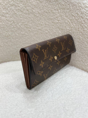 LOUIS VUITTON LV Purse Long Wallet Monogram Brown