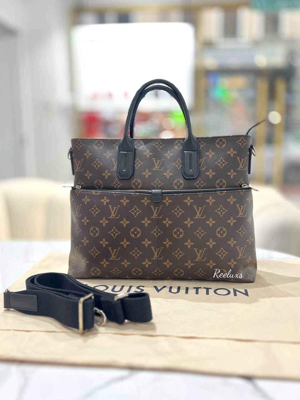 LOUIS VUITTON LV 7 Days A Week Monogram Macassar Shoulder Bag
