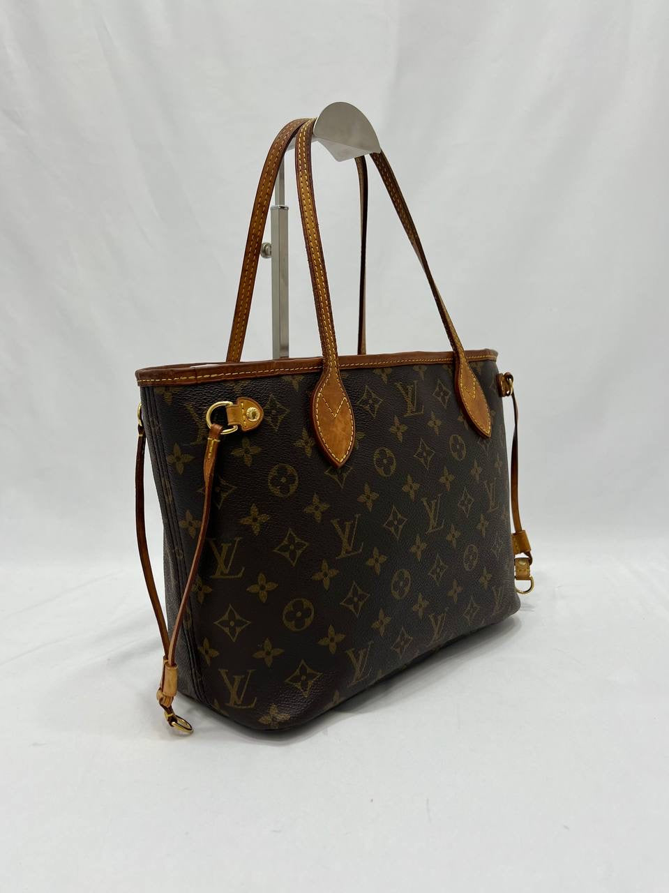 LOUIS VUITTON LV Neverfull PM Monogram Canvas Tote Shoulder Bag