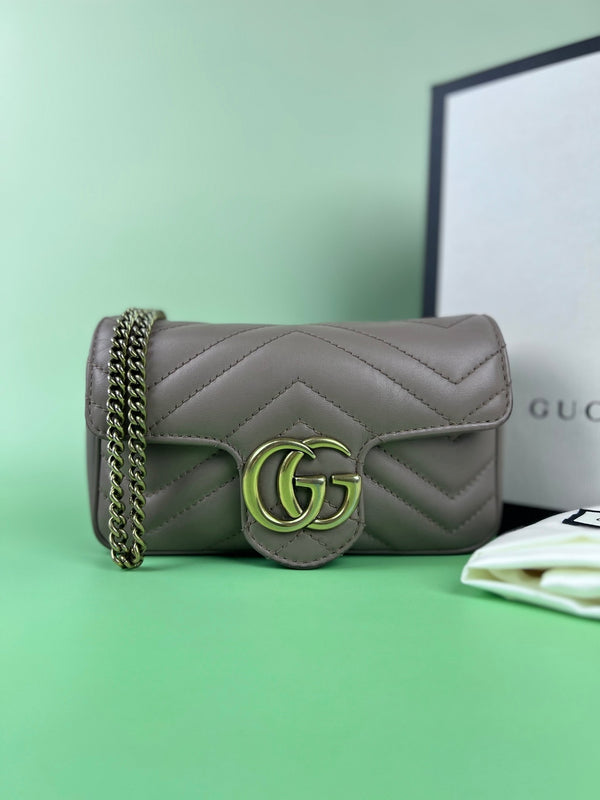 GUCCI Beige Marmont For Lady Shoulder Bag - Reeluxs 