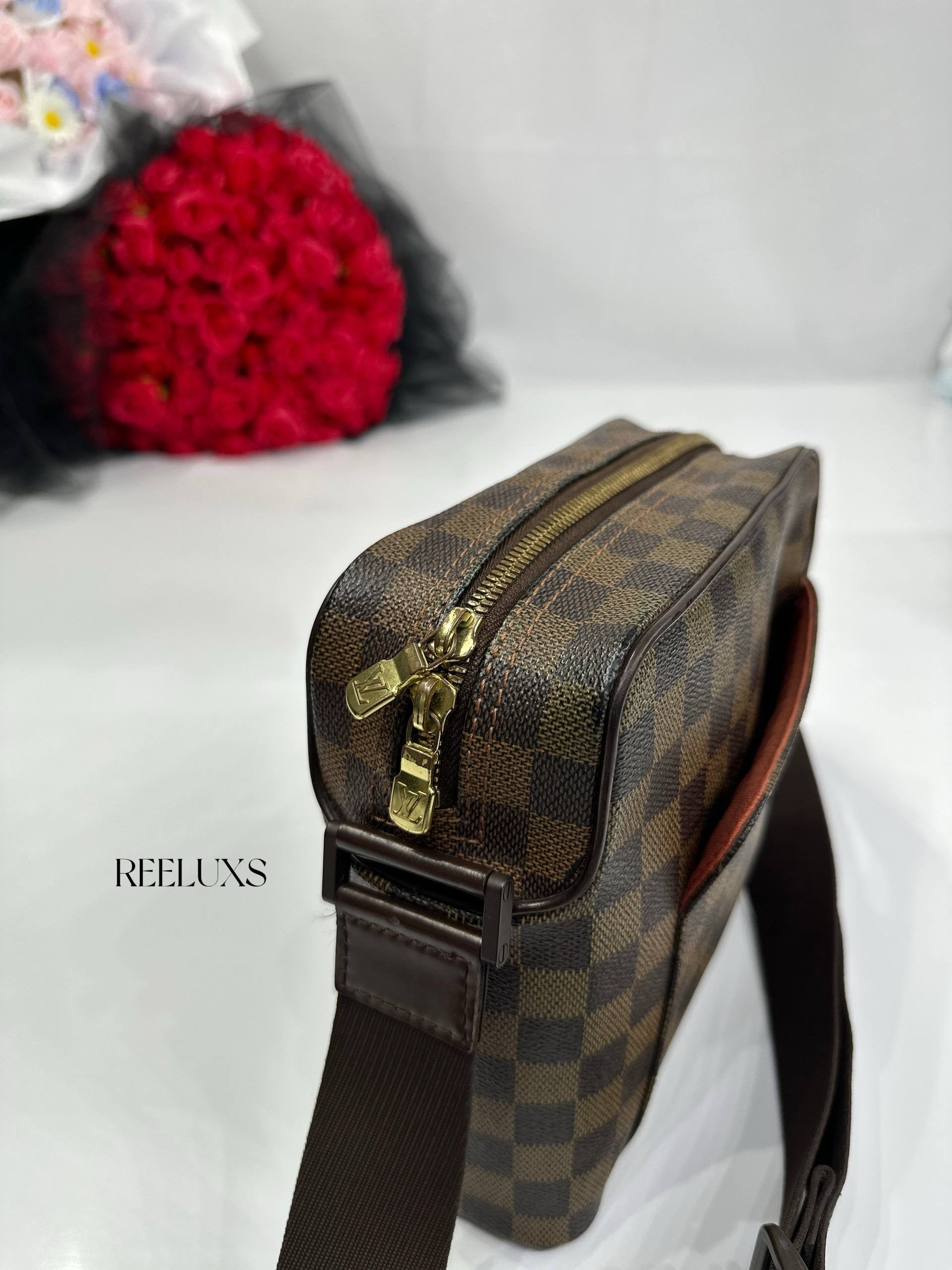LOUIS VUITTON LV Damier Olaf PM Pochette Shoulder Bag