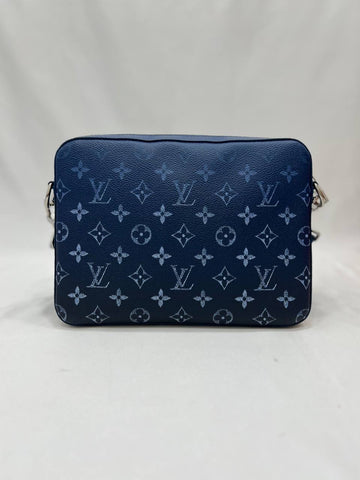 FULL SET LOUIS VUITTON LV Trio Messenger Monogram Navy Crossbody Bag