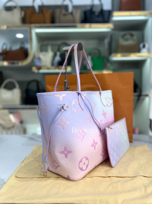 LOUIS VUITTON Neverfull MM Sunrise Pastel