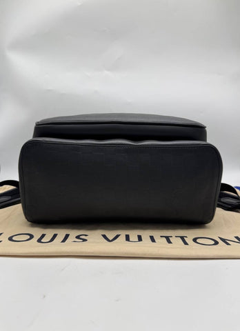 LOUIS VUITTON LV Campus Backpack Damier Black Leather