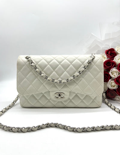 Chanel Classic Flap Bag Jumbo Nude GHW Labellov Buy and Sell Authentic  Luxury