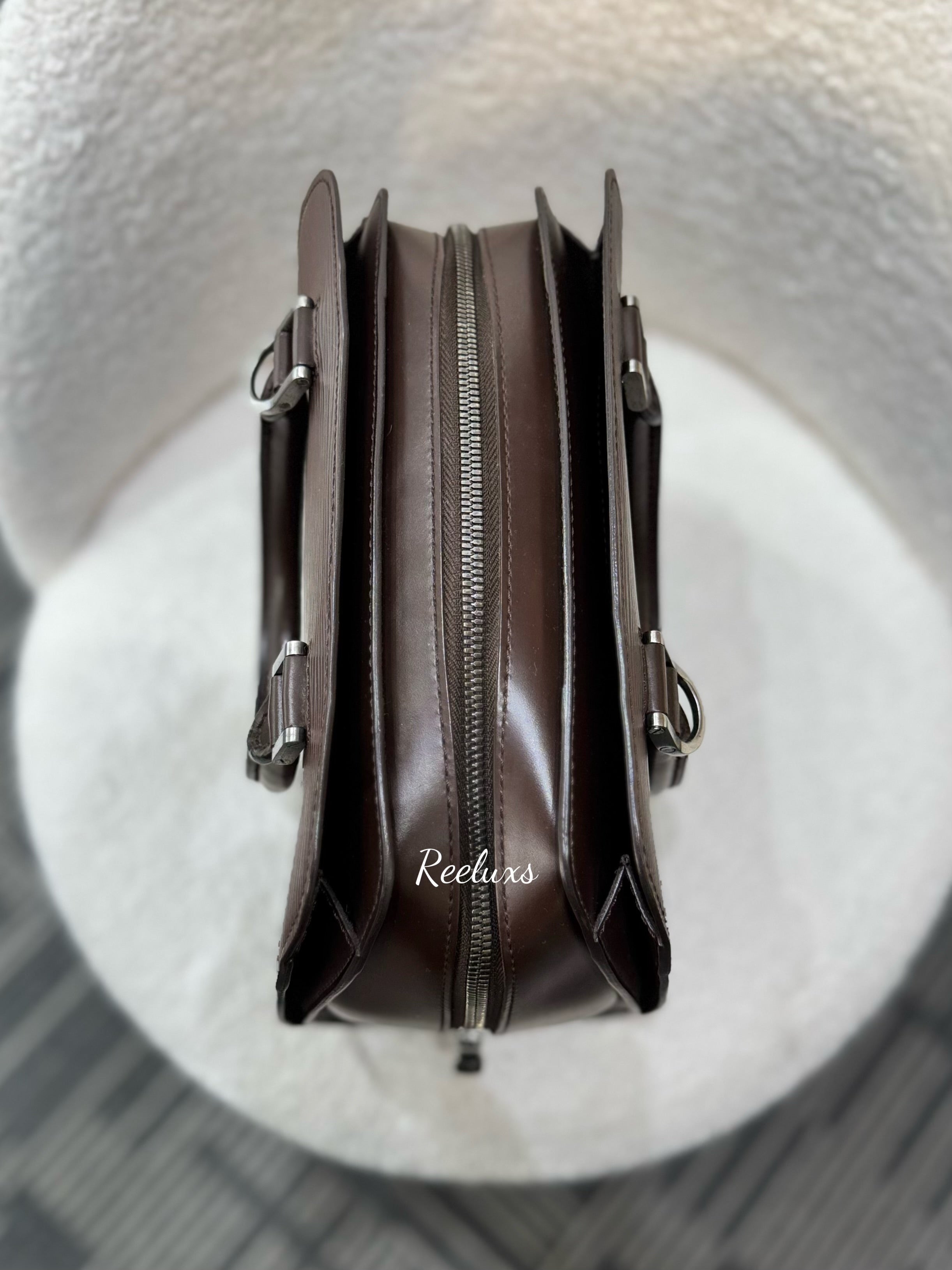 LOUIS VUITTON LV Epi Pont Neuf Handbag Brown