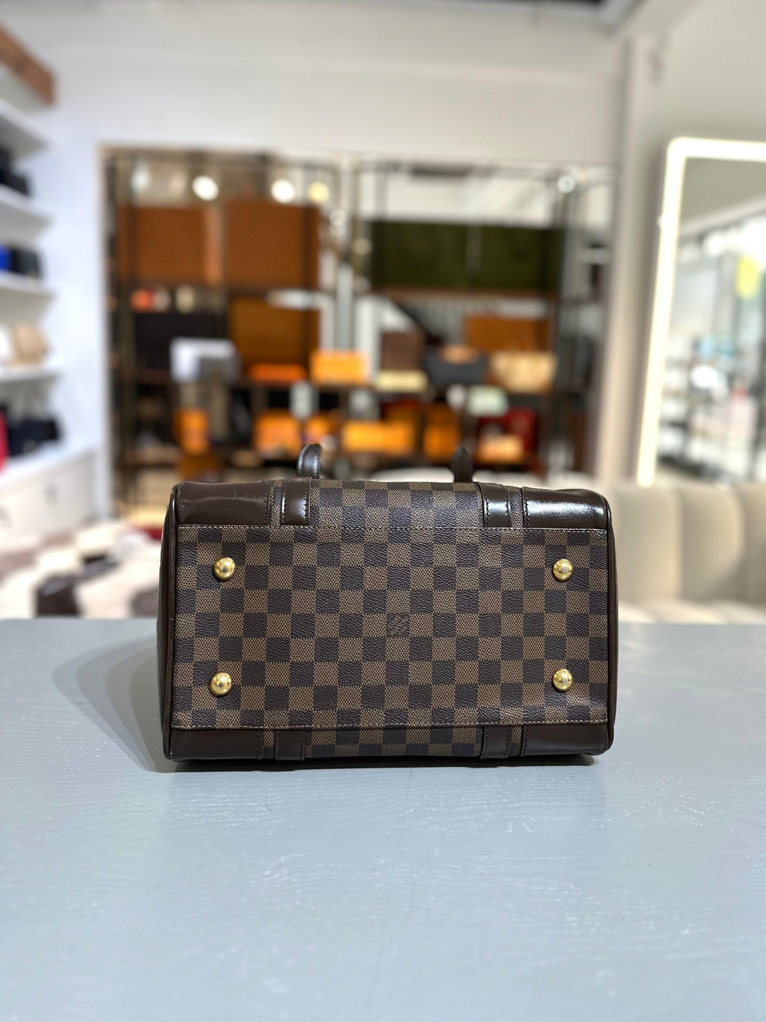 LOUIS VUITTON Damier Ebene Canvas Berkeley - Reeluxs 