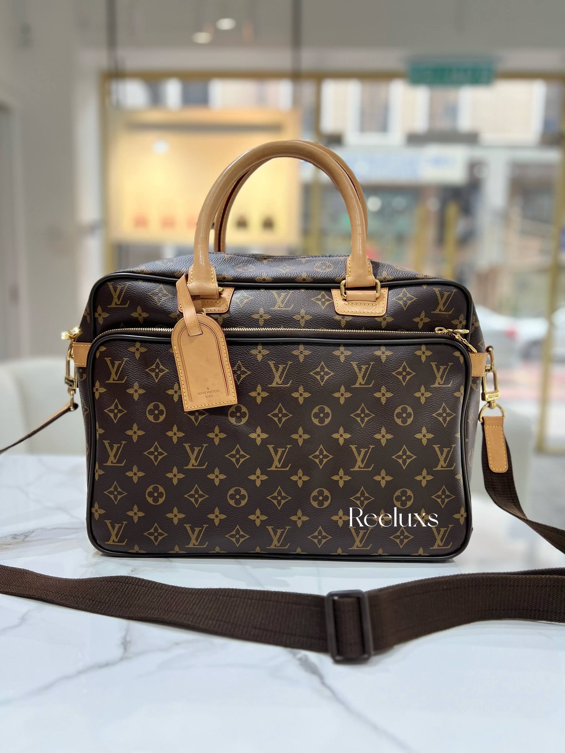 LOUIS VUITTON LV Icare Laptop Handbag In Monogram Canvas