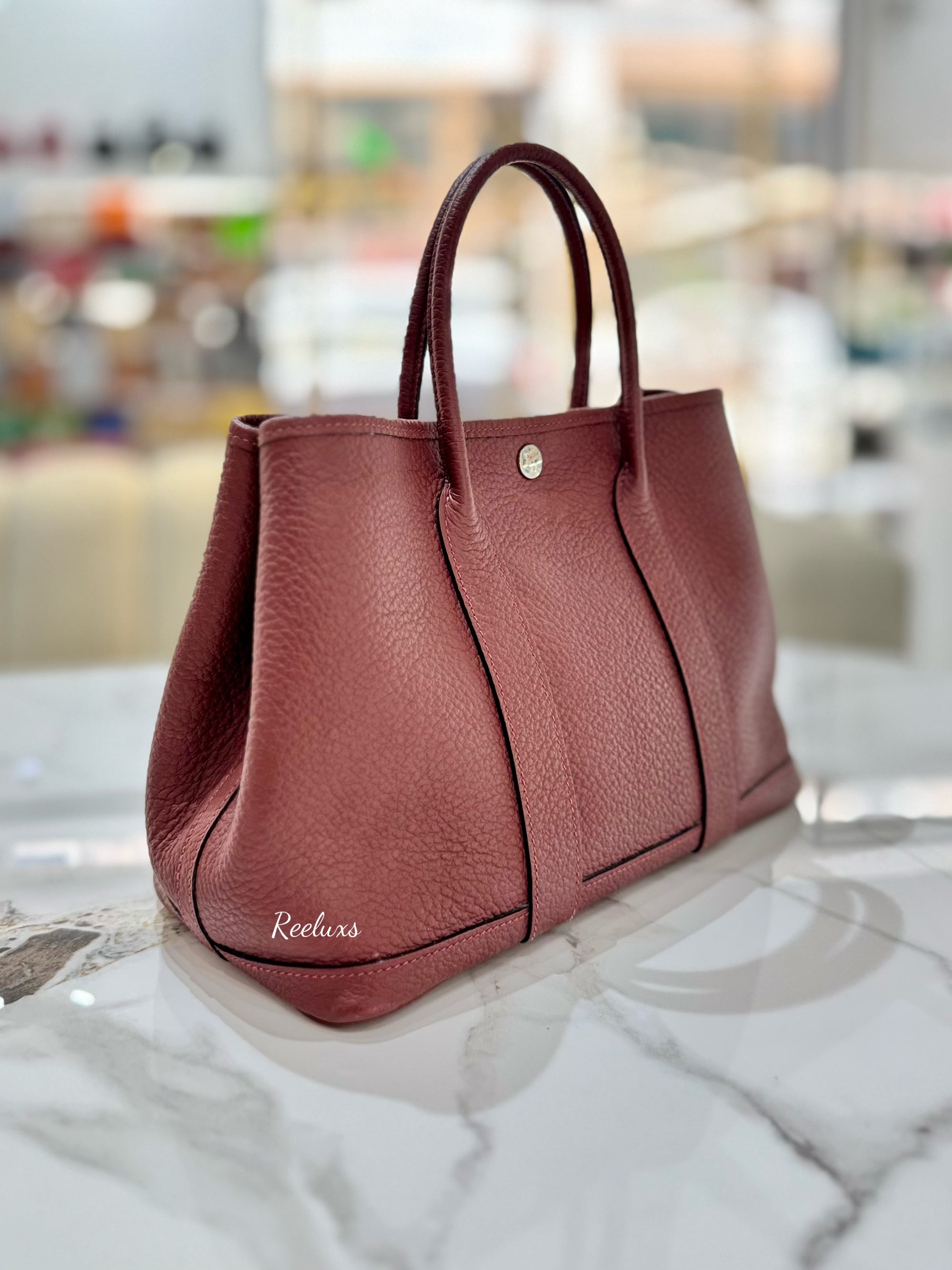 HERMES Garden Party 30 TPM Tote Handbag