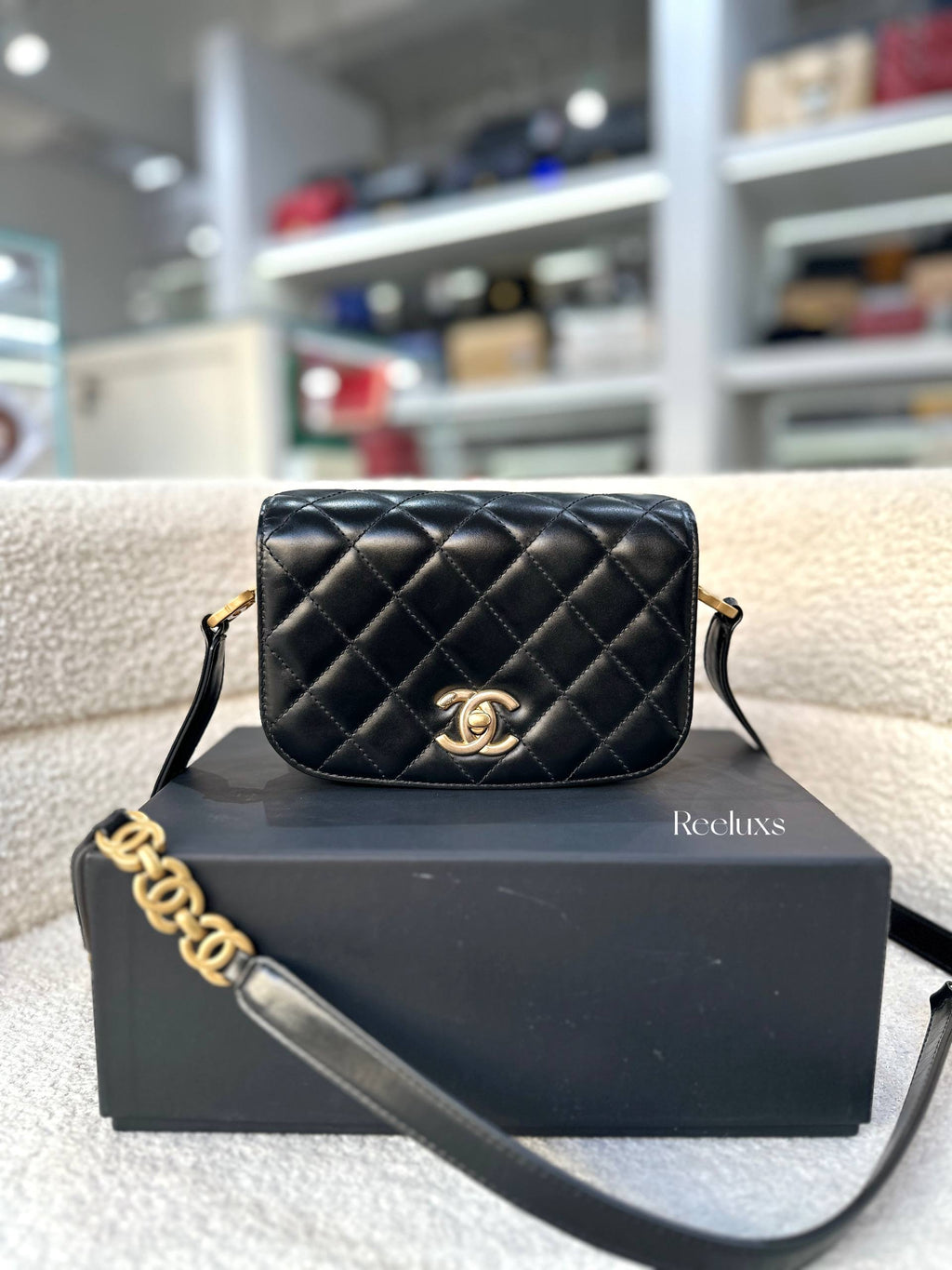 CHANEL CC Mini Messenger Bag