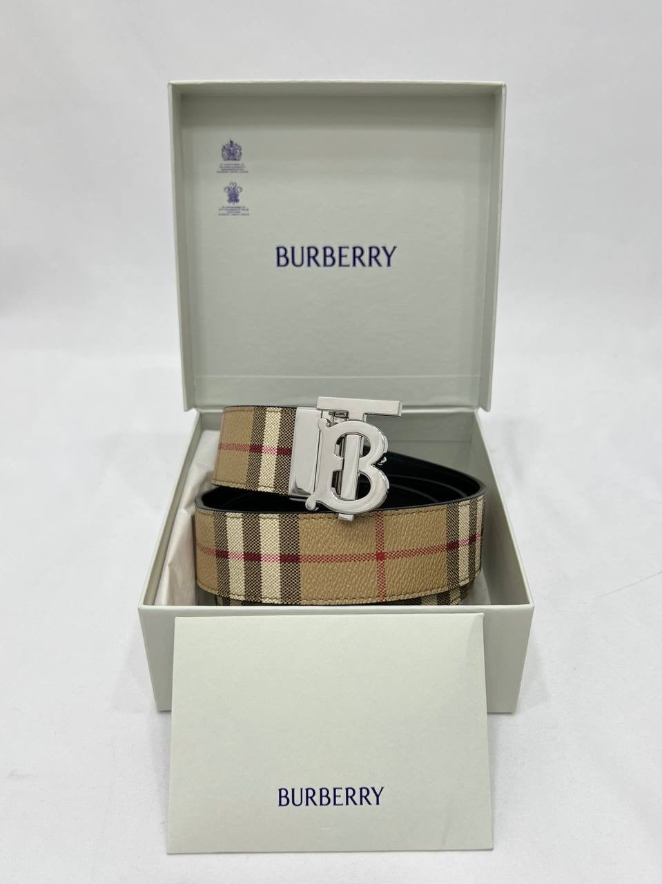 BURBERRY Leather Men Belt