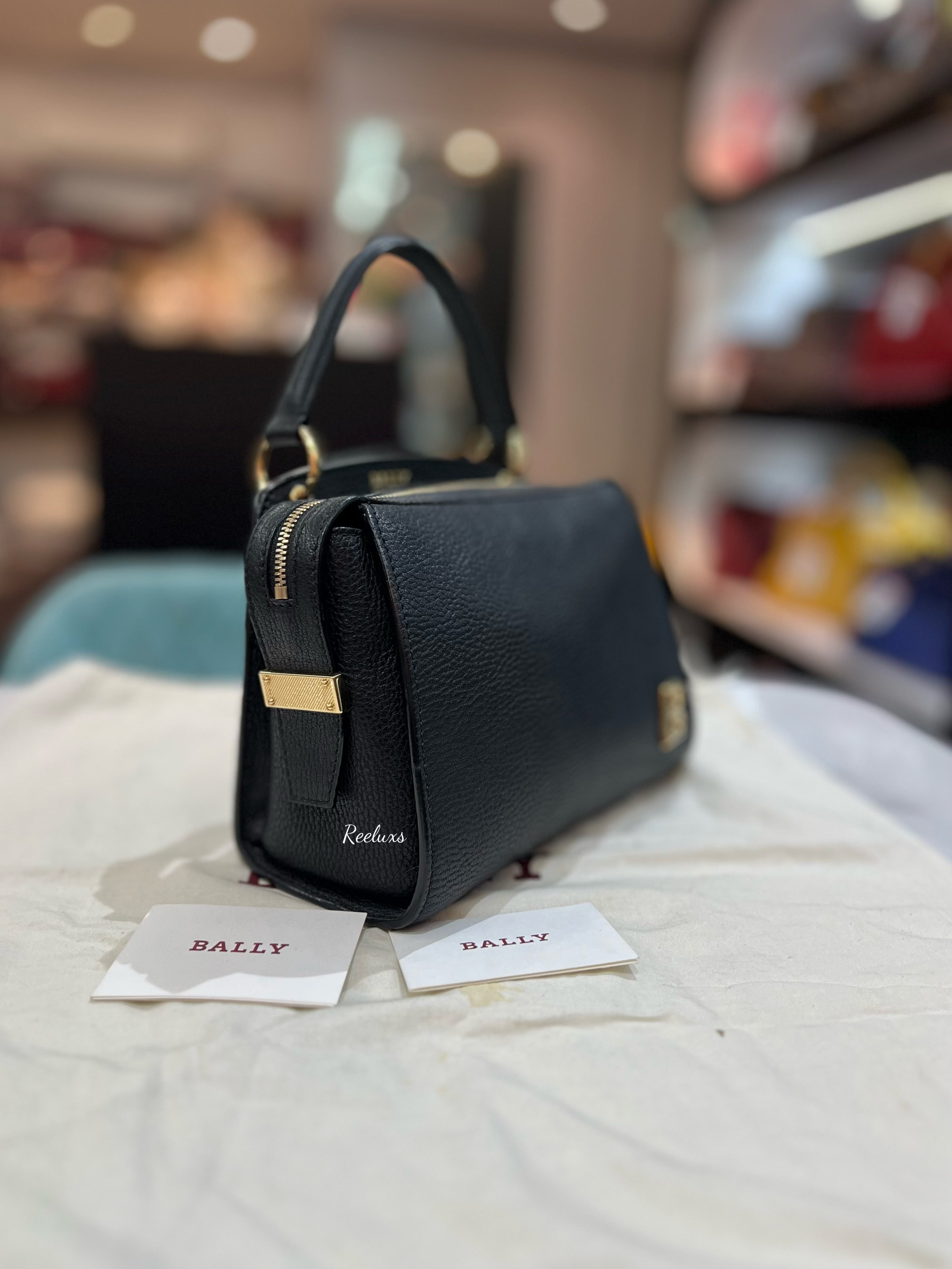 BALLY Amoeba Top Handle Bag