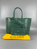 GOYARD Green Goyardini saint  Louis Pm Tote Bag