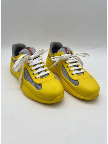 Prada Yellow Sneaker shoe for Unisex Size 42 - Reeluxs 