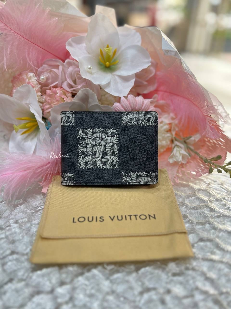 LOUIS VUITTON LV Damier Graphite Nemeth Multiple  Wallet