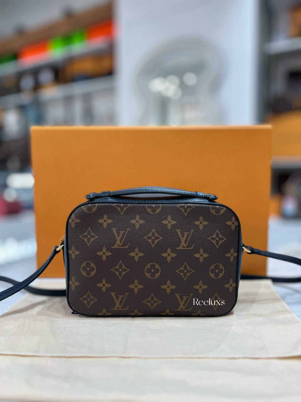 LOUIS VUITTON LV Monogram Saintonge Crossbody Bag