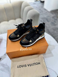 FULL SET LOUIS VUITTON LV Run Away Trainer Sneaker Ladies Shoes Size 37
