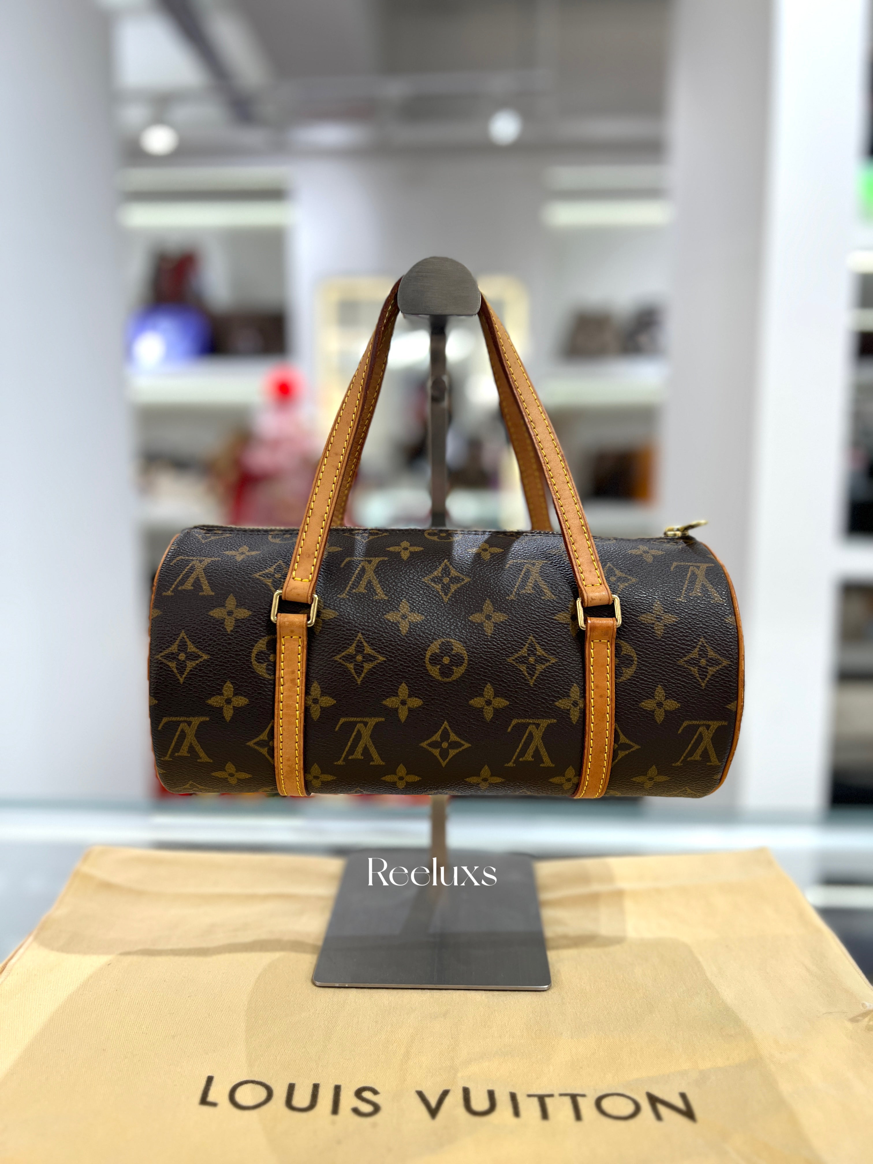 LOUIS VUITTON Papillon Monogram Handbag
