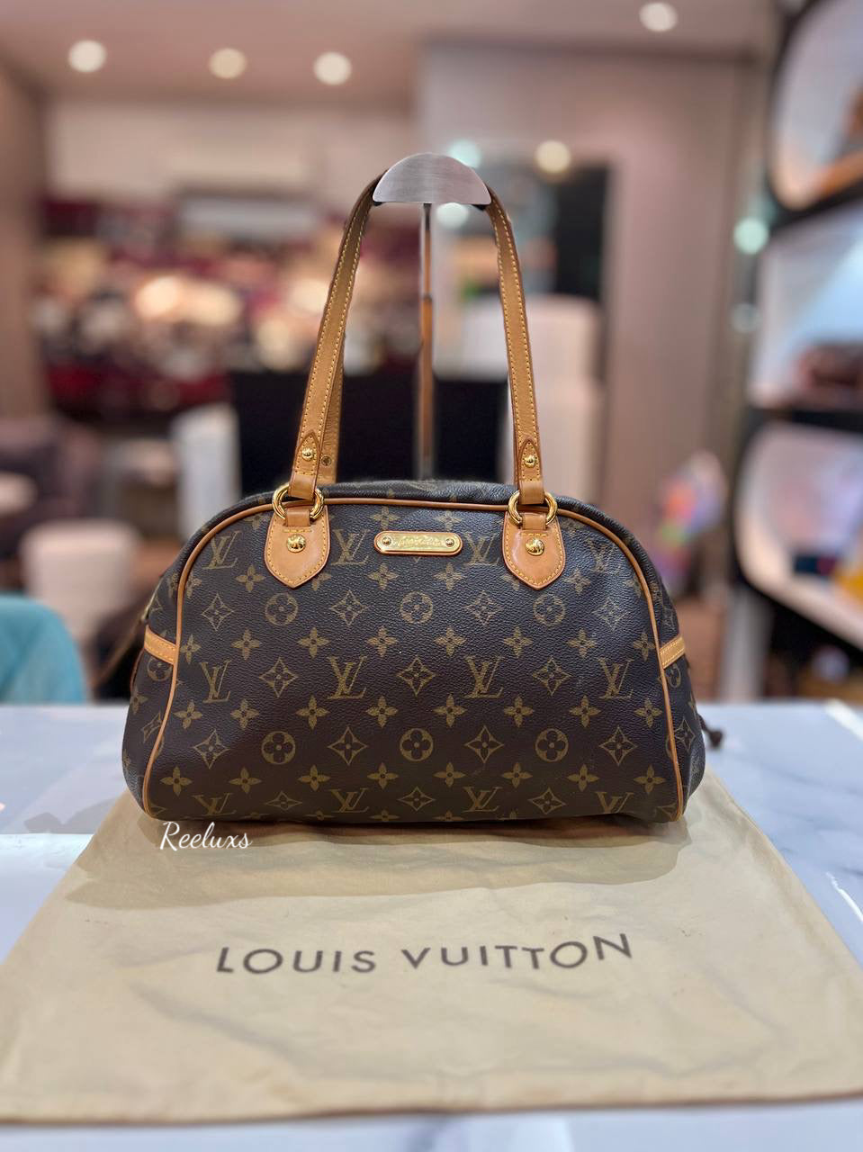 LOUIS VUITTON LV Monogram Montorgueil PM Shoulder Bag