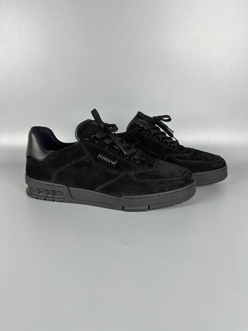 LOUIS VUITTON  Lv Trainer Black Suede Sneakers Men’s Shoes