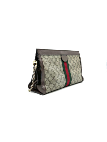 GUCCI Ophidia GG Small Chain Sling Bag For Lady - Full Set - Reeluxs 