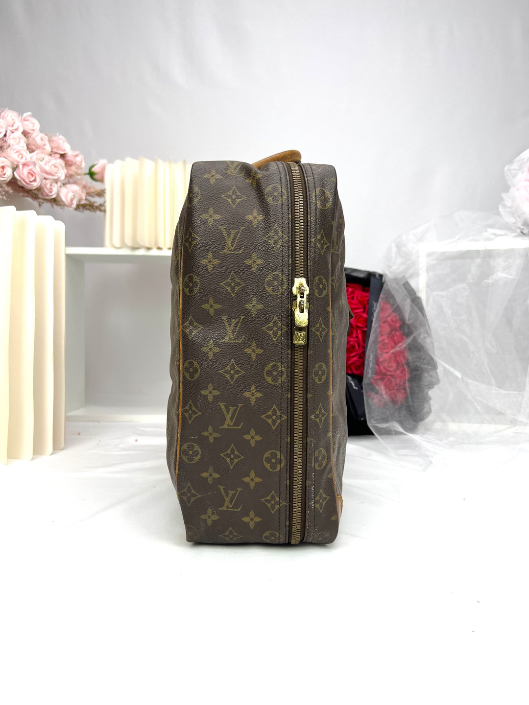 LOUIS VUITTON Monogram Sirius 50 Boston Bag