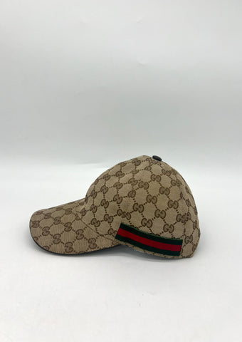 GUCCI Gg Canvas Baseball Cap Hat - Reeluxs 