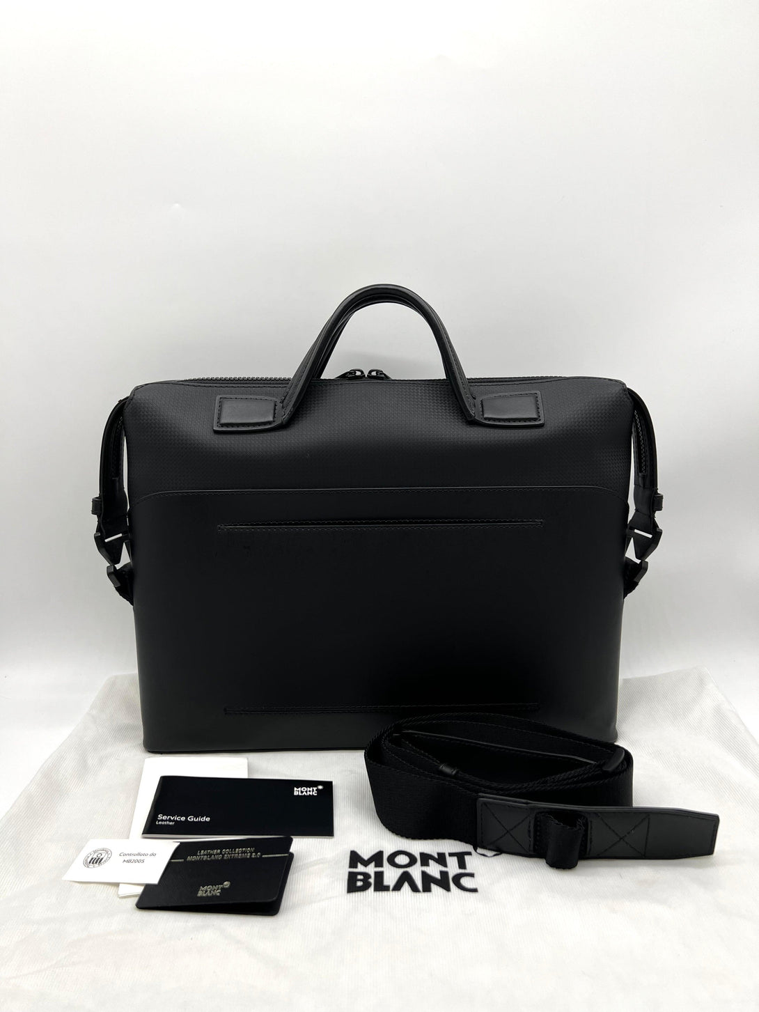 Montblanc Leather Extreme 2.0 Ultra Slim Document Case Black at - Reeluxs 