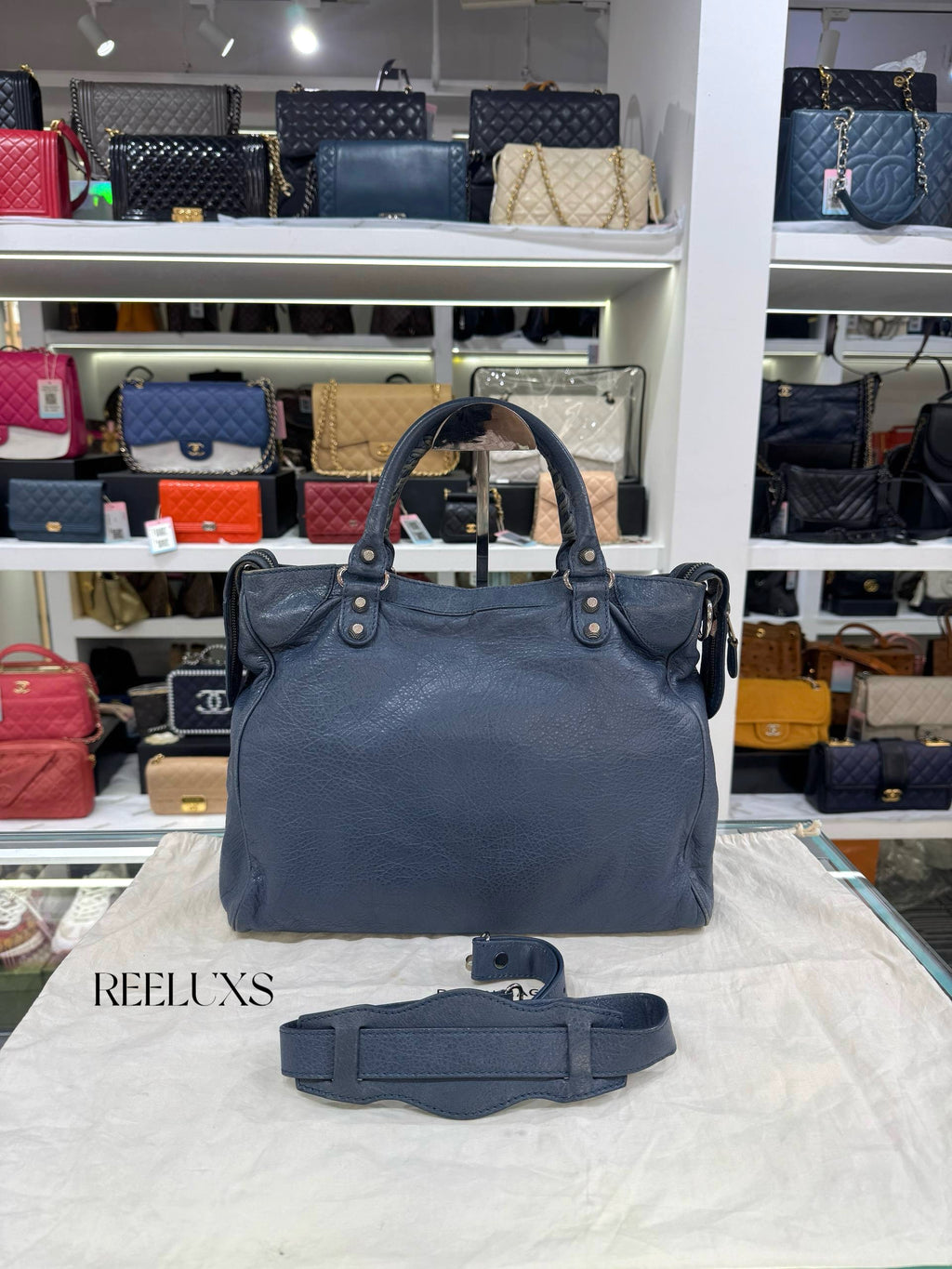 BALENCIAGA Velo bag featuring Giant 12 Silver Hardware (g12)
