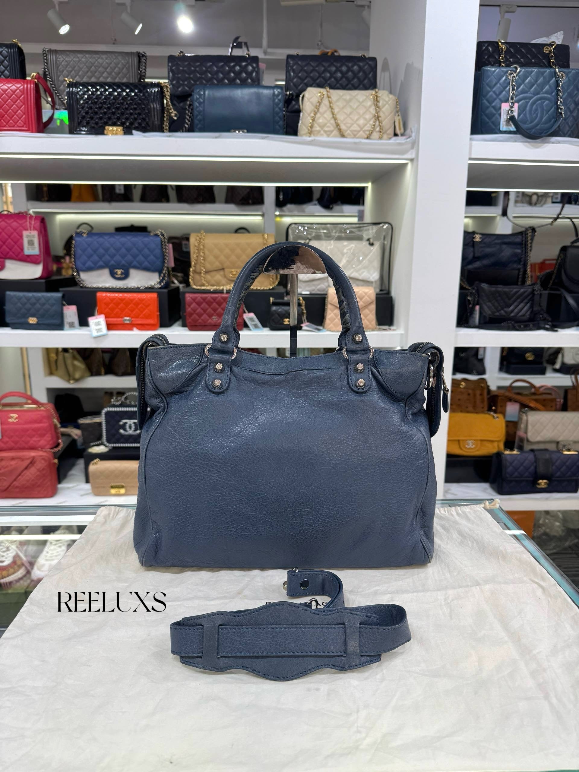BALENCIAGA Velo bag featuring Giant 12 Silver Hardware (g12)