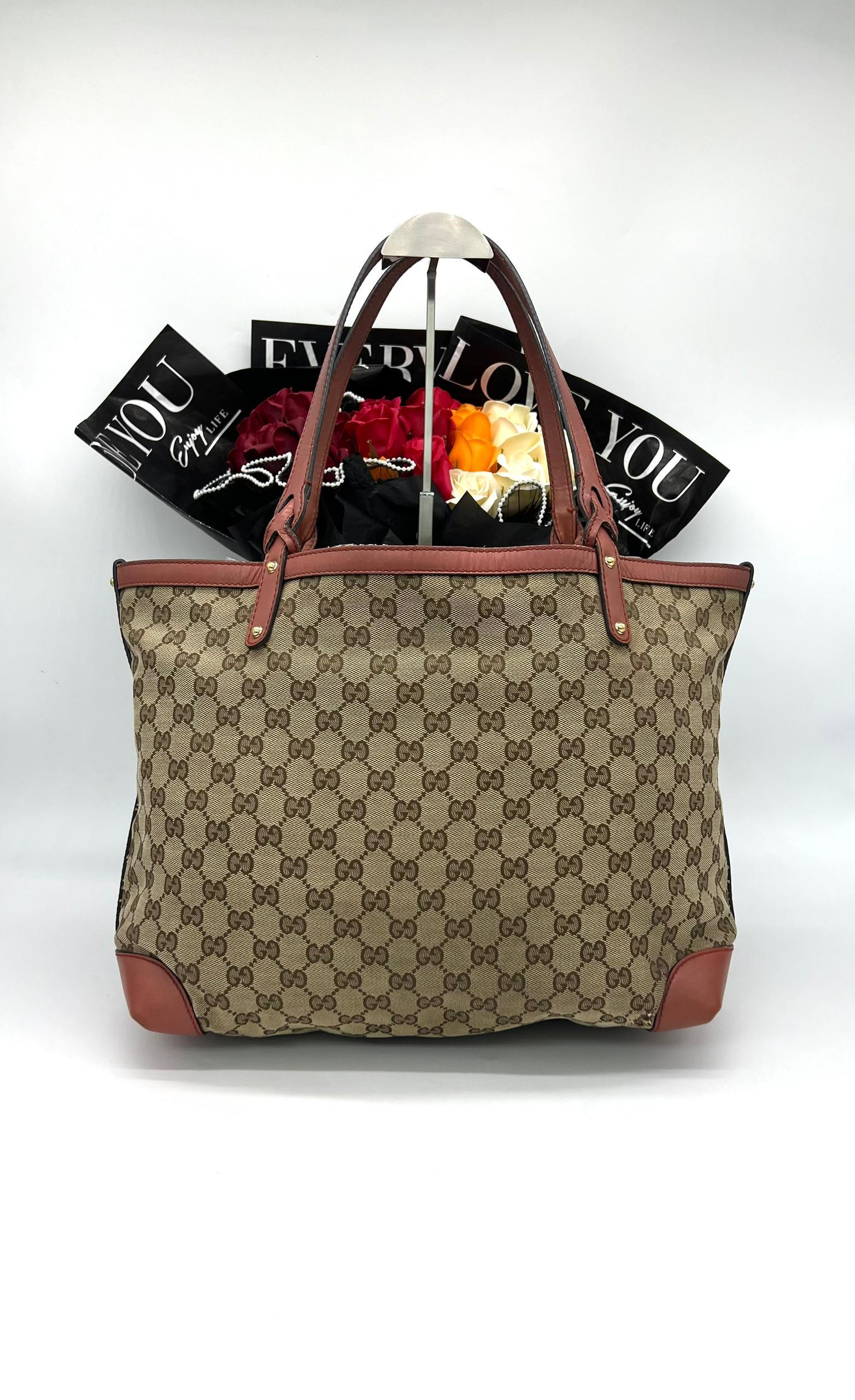 GUCCI GG Canvas Tote Bag - Reeluxs 