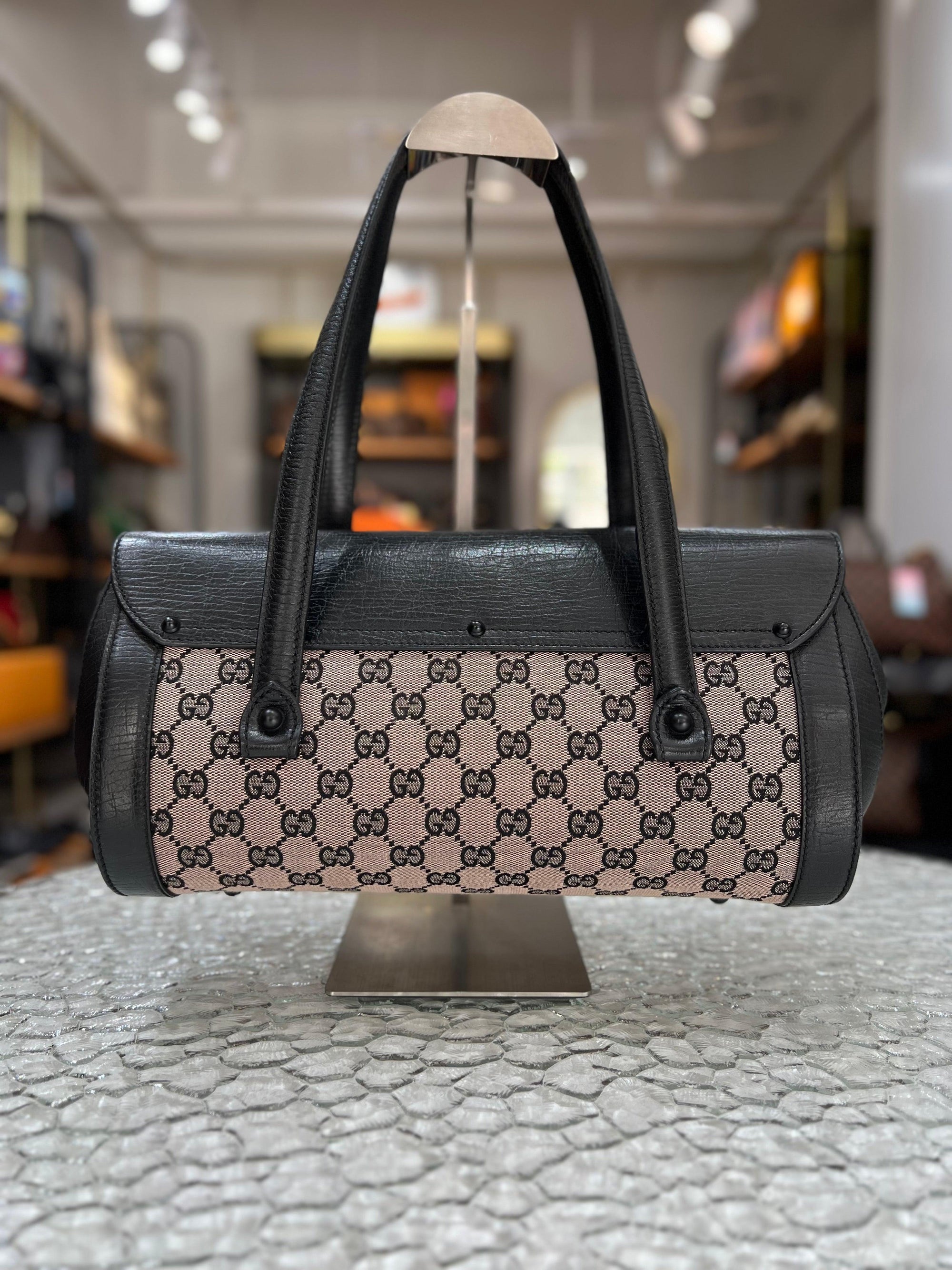 GUCCI Bamboo Bullet Top Handle Bag For Women - Reeluxs 