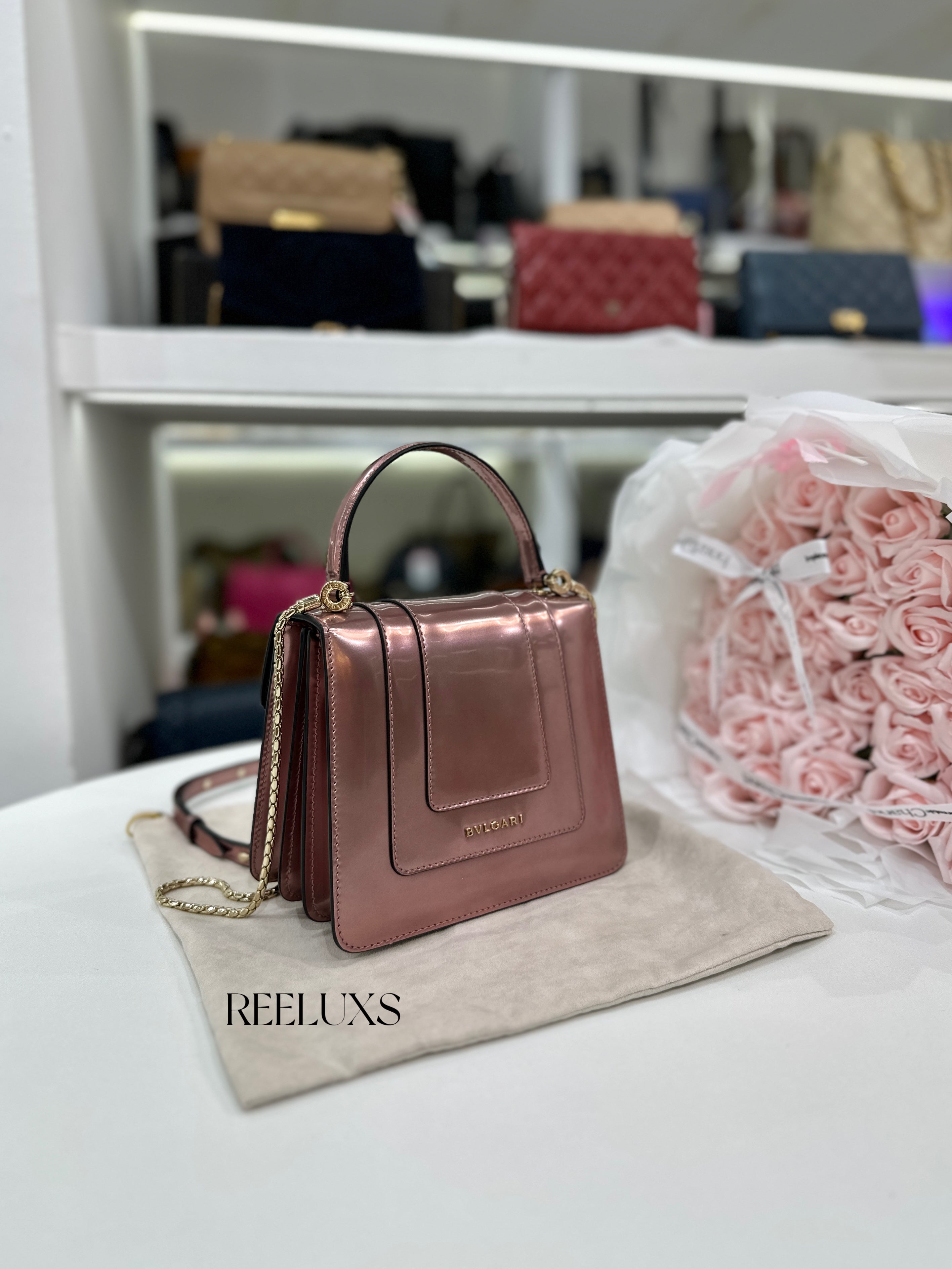 BVLGARI Serpenti Forever Top Handle Bag