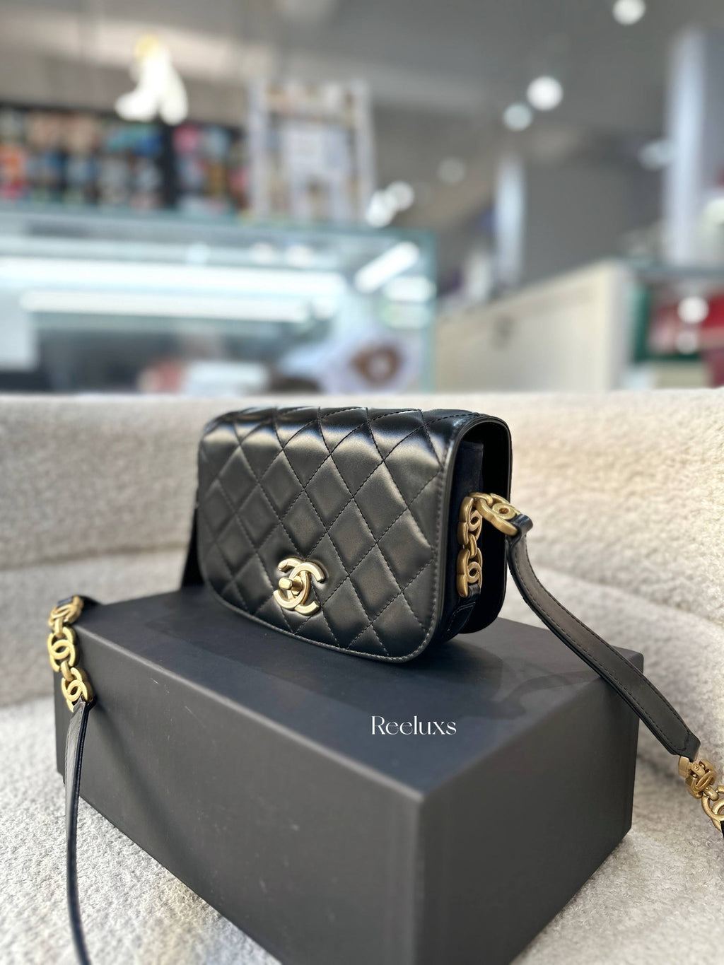 CHANEL CC Mini Messenger Bag