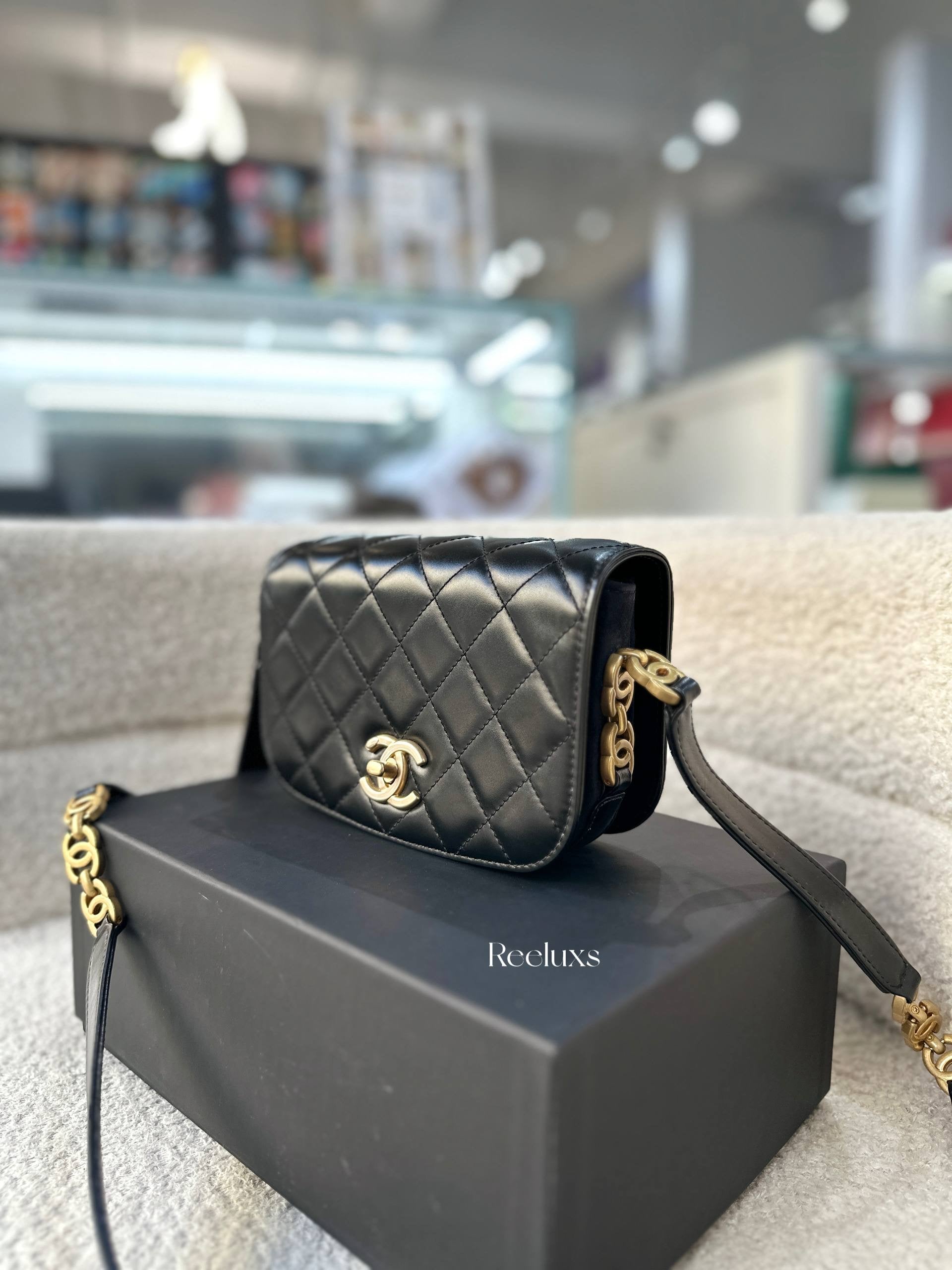 CHANEL CC Mini Messenger Bag