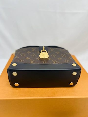 LOUIS VUITTON LV Microchip Monogram Reverse Bento Box Satchel Bag